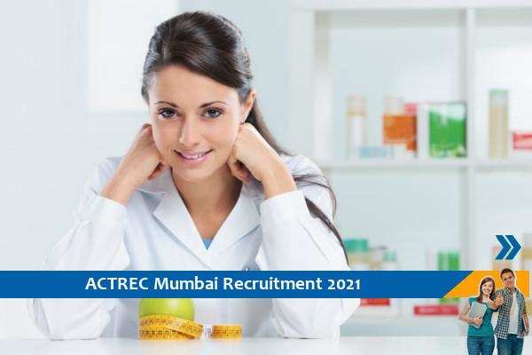 Recruitment in the post of Dietician in ACTREC