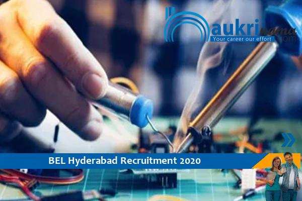 BEL Hyderabad- Senior Assistant Engineer Recruitment 2020