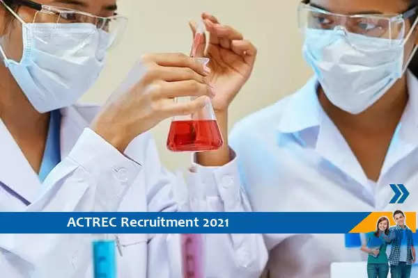 Recruitment for the post of Scientific Assistant in ACTREC Mumbai