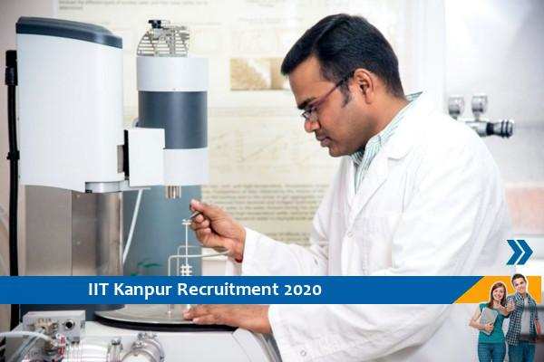 IIT Kanpur Recruitment for the post of Project Scientist