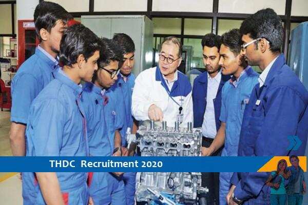 Recruitment to the post of Trainee in THDC, 10th pass apply