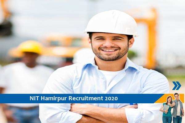 Recruitment to the post of Assistant Engineer in NIT Hamirpur