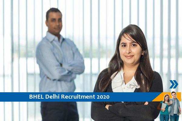 BHEL Delhi Recruitment for the post of Supervisor Trainee