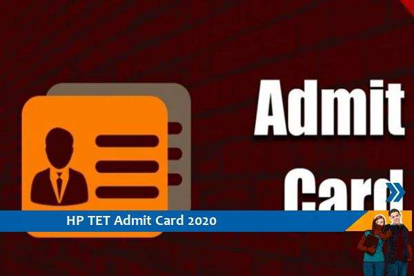 HPBOSE Admit Card 2020 – Click here for TET Exam 2020 Admit Card