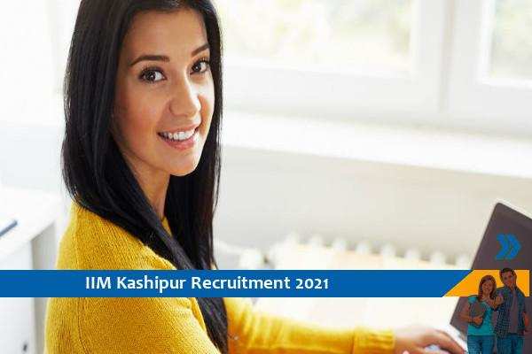 IIM Kashipur Recruitment for the post of Office Assistant