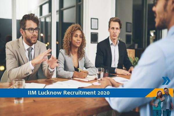 IIM Lucknow Recruitment for the post of Academic Assistant