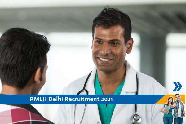 Govt of Delhi RMLH Recruitment for Senior Resident Vacancies