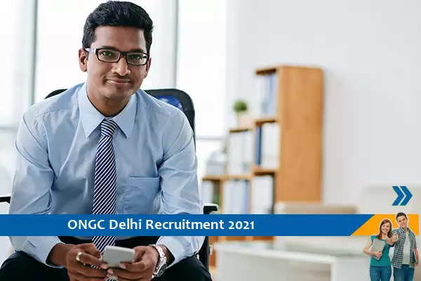 Recruitment to the post of Officer in ONGC Delhi