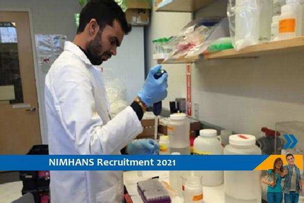 Recruitment of the posts of Junior Scientific Officer in NIMHANS