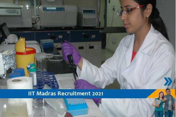 IIT Madras Recruitment for the post of Research Associate