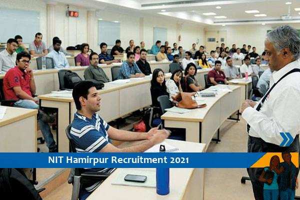 Recruitment to the post of faculty in NIT Hamirpur