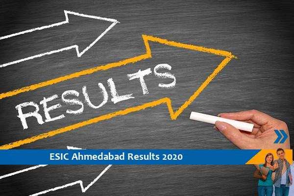 Click here for ESIC Ahmedabad Results 2020-Senior Resident and Specialist Exam 2020 Results