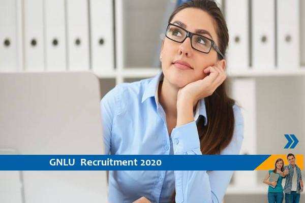 Recruitment of Junior and Senior Clerk in GNLU