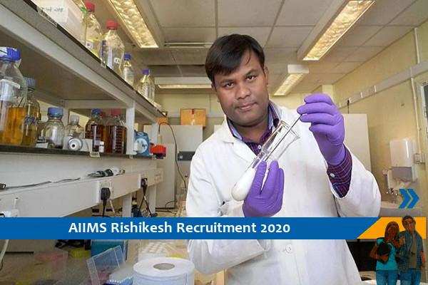 AIIMS Rishikesh Recruitment for Post of Scientist