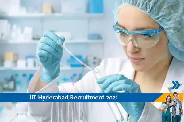 Recruitment for the post of Research Associate at IIT Hyderabad