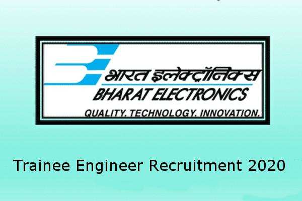 BEL Bangalore  Recruitment for the post of  Trainee Engineer  , Click here to Apply
