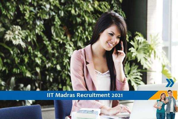 IIT Madras Recruitment for the post of System Administrator