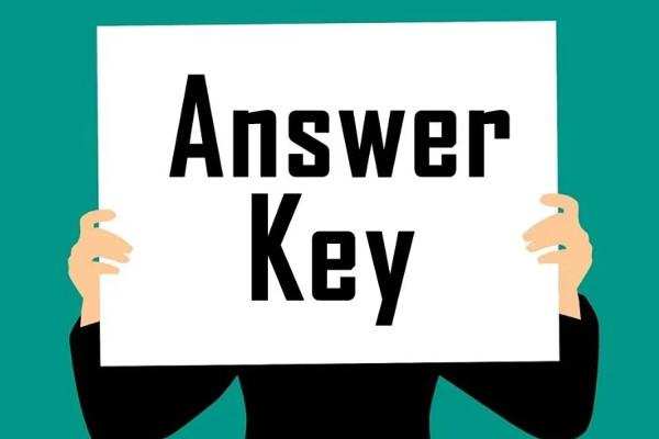 SSC Answer Key 2020- Click here for Central Police Organization Exam 2020 Answer Key