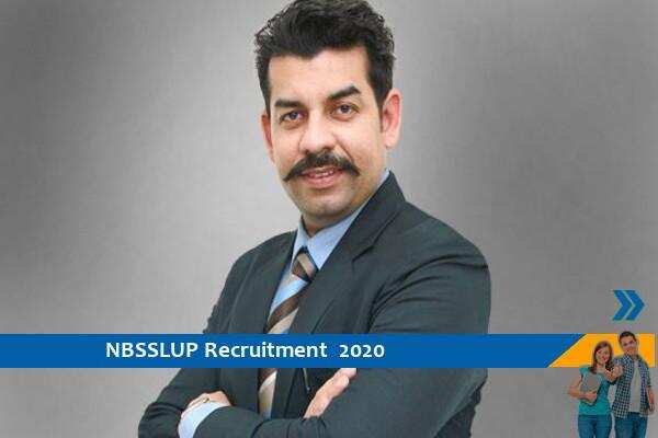 Recruitment for the post of Consultant, NBSSLUP