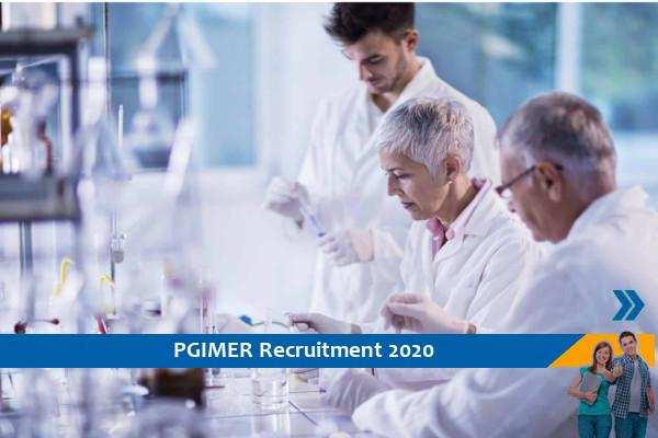 Recruitment to the post of Research Assistant in PGIMER Chandigarh