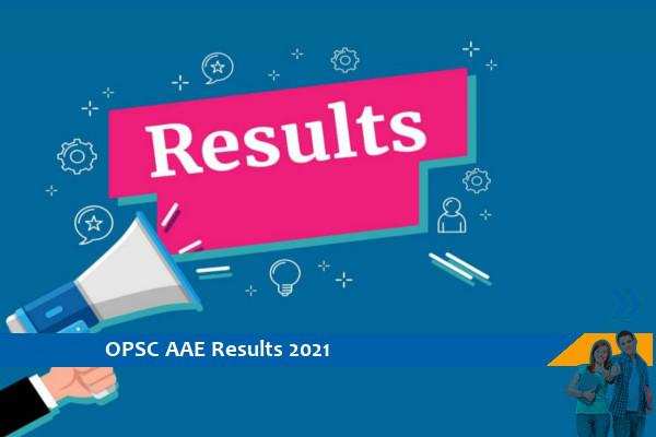 OPSC Results 2021- Assistant Executive Engineer Exam 2021 Results Released, Click Here For Results