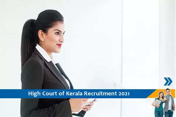 Recruitment for the post of Assistant in High Court of Kerala