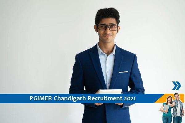 PGIMER Chandigarh Recruitment for the post of Junior Consultant