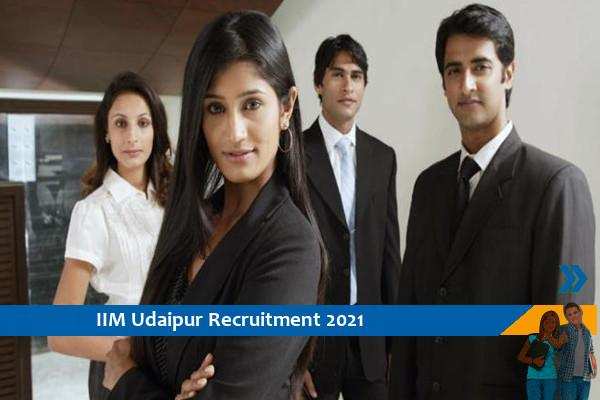 Recruitment of Placement Officer in IIM Udaipur