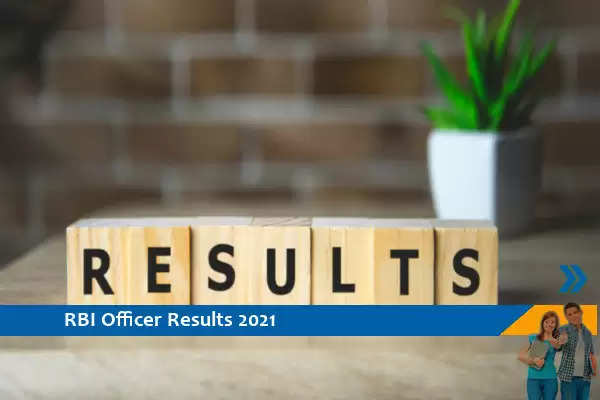 RBI Results 2021- Officer Exam 2021 Result Out, Click Here for Result