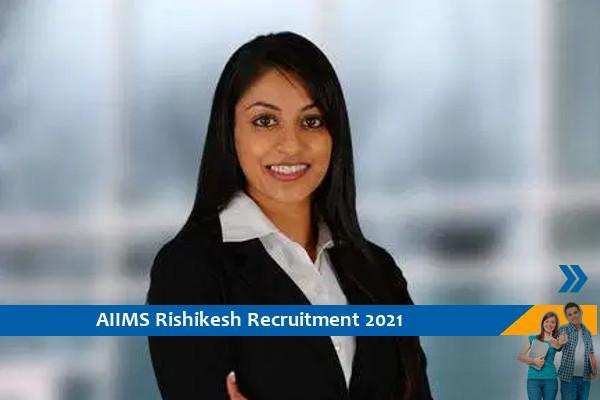 AIIMS Rishikesh Recruitment for Field Worker Posts