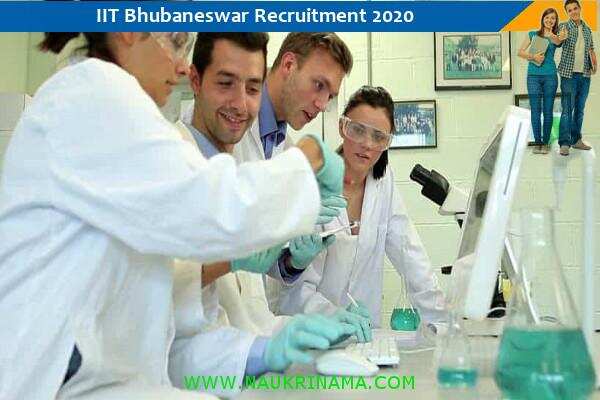IIT Bhubaneswar Recruitment for the posts of Senior Research Fellow , Apply Now