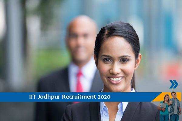 IIT Jodhpur Recruitment for the post of Junior Project Assistant