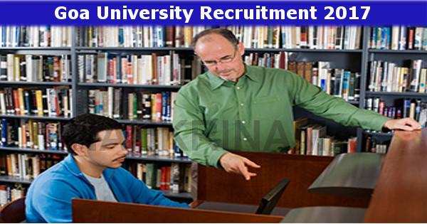 Assistant Librarian Job Openings in Goa University