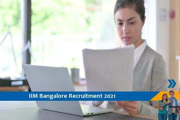 IIM Bangalore Recruitment for the post of Copy Editor