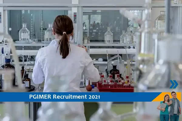 Recruitment for the post of Research Associate in PGIMER Chandigarh