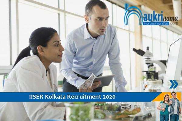 IISER Kolkata   Recruitment for the post of Project Assistant  , Apply Now