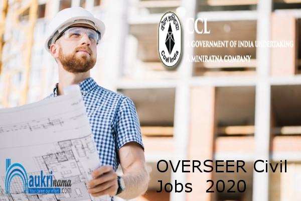 Central Coalfield Limited   Recruitment for the post of  Overseer   , Click here to Apply