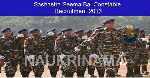 Job Alert: 375 Constable Vacancies in Sashastra Seema Bal Sport Quota -2016