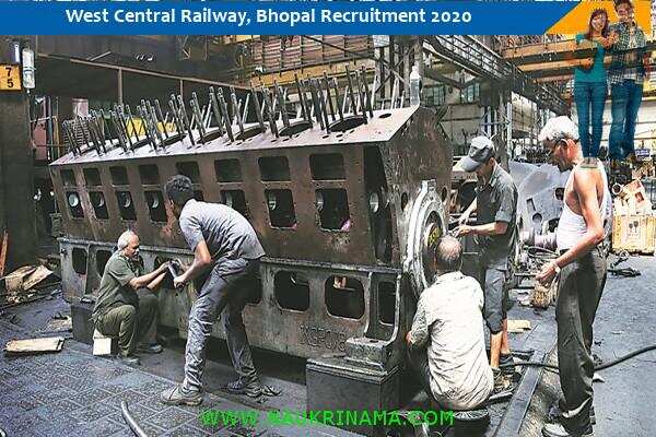 West Central Railway, Bhopal- Vacancy For The Post Of Trade Trainee