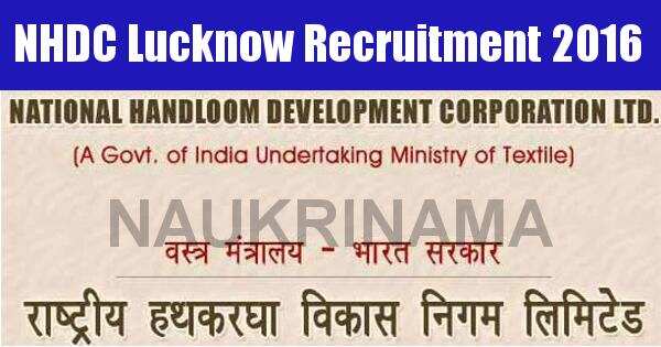 Job Alert- NHDC 2016 job openings for Assistant Manager and various posts