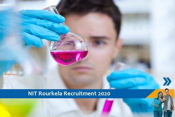 NIT Rourkela Recruitment for Project Assistant Posts