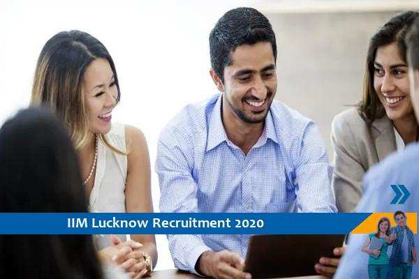 IIM Lucknow Recruitment for the post of Finance Advisor cum Chief Accounts Officer