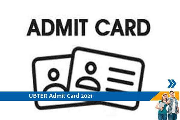 UBTER Admit Card 2021 – Click here for Staff Nurse Exam 2021 Admit Card