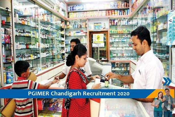 PGIMER Chandigarh Recruitment for the post of Pharmacist
