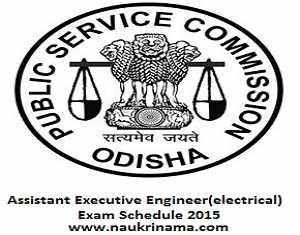 OPSC Asst. Executive Engineer 2015- Exam Schedule Announced