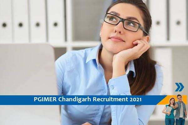 Recruitment to the post of data entry clerk in PGIMER Chandigarh