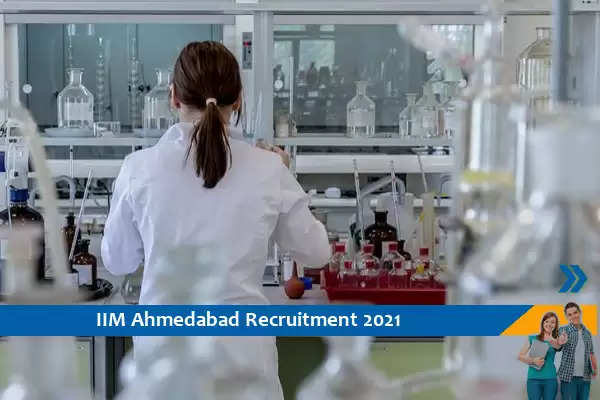 Recruitment for the post of Research Associate at IIM Ahmedabad