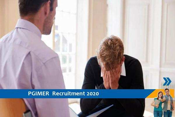 Recruitment of Consultant in PGIMER Chandigarh