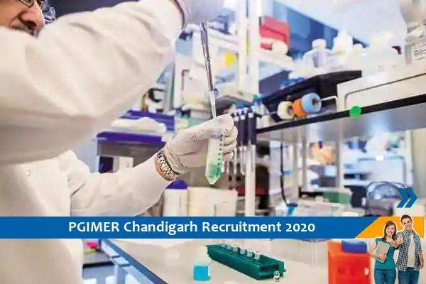 Recruitment for the post of Project Technician in PGIMER Chandigarh