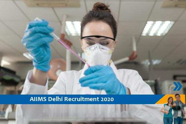 Recruitment to the post of Scientist in AIIMS Delhi